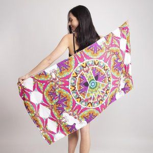 Tribal Print Towel Handbag